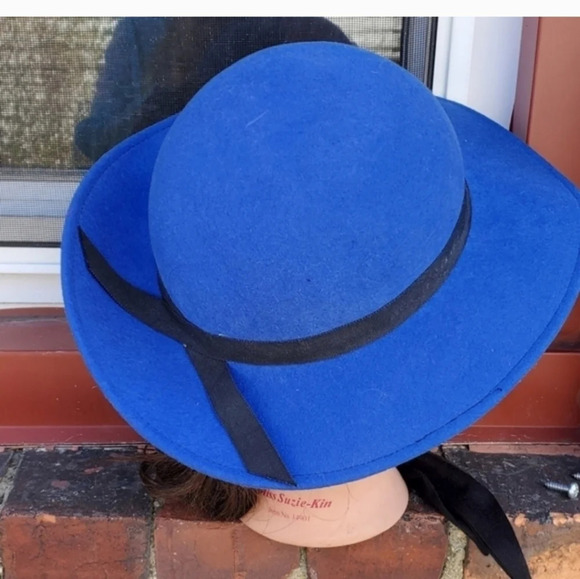 Vintage Blue Ear cover Wool  Doeskin hat - Picture 5 of 8